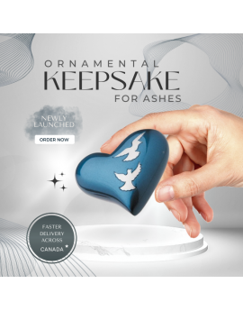 Divine Flying Doves (Keepsake Heart)